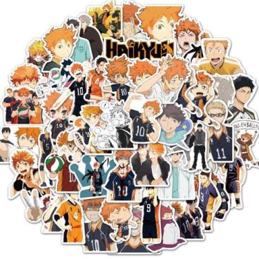 Imagem de Pacote de adesivos Haikyuus Anime 52 unidades de adesivos decorativos 