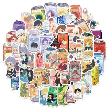 Imagem de Adesivos Bubble Water Beverage 50 unidades de vinil impermeável - yiwe