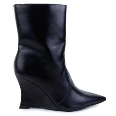 Imagem de Bota Feminina Suzana Santos CB Cannes Preta - 4754-Feminino