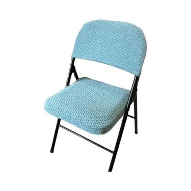 Imagem de Capa Elegante Para Cadeira De Jantar Dobrável, Capa Protetora Para Cad
