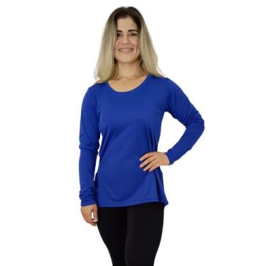 Imagem de Camiseta Feminina Manga Longa Cobre Bumbum Mullet Academia - FR Moda F