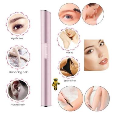 Imagem de Aparador de pelos mini tipo caneta para sobrancelhas buço axilas nariz