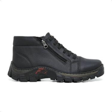 Imagem de Tênis Adventure Coturno Masculino Elastico e Ziper Lateral Solado Tratorado-Masculino