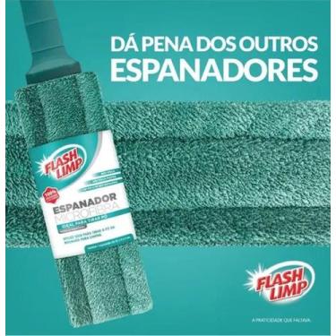 Imagem de Espanador Microfibra Verde Flash Limp FLP 6650