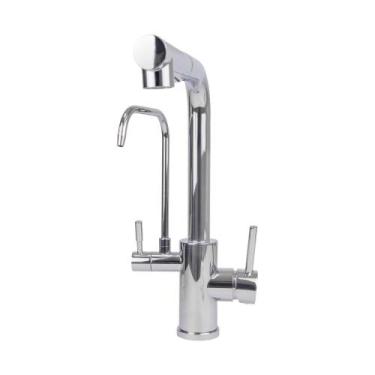 Imagem de Torneira Para Cozinha Gourmet Misturador Monocomando Com Filtro Cromad