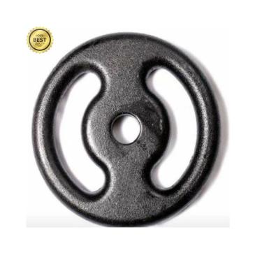 Imagem de Anilha 10kg Ferro Fundido Pintada Musculação Academia/casa-Unissex