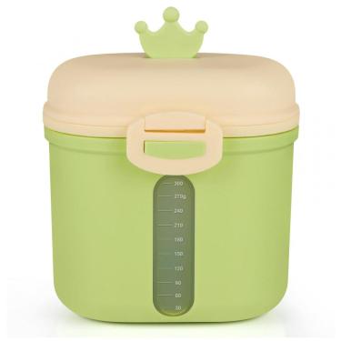 Imagem de Dispenser Fórmula Bebê Accmor Verde Portátil com Colher Nivela 360g