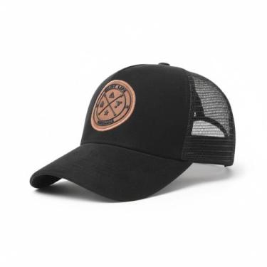 Imagem de Boné Trucker Retrô Hip Hop  Aba Curva Unissex Premium  Luke Sports Cor