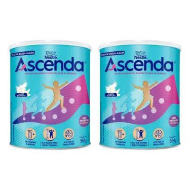 Imagem de Ascenda sabor Baunilha 364g Sem Sacarose kit c/2
