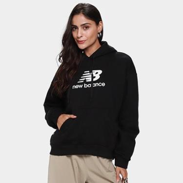 Imagem de Blusa Moletom New Balance Essentials Basic c/ Capuz Feminina-Feminino