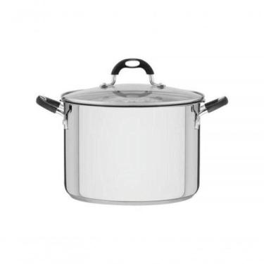 Imagem de Espagueteira Tramontina Astro Silicone 24cm Em Inox Com Tampa De Vidro