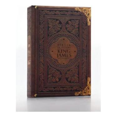 Imagem de Bíblia de Estudo King James Atuali capa dura vintage - Congratulations
