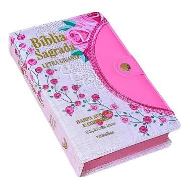 Imagem de Bíblia Sagrada Com Harpa Letra Gigante Com Harpa Feminina - Congratula