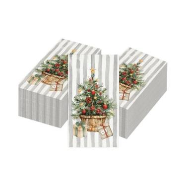 Imagem de Guardanapos De Natal Descartáveis Para Jantar, 20, 40, 60 Peças, Supri