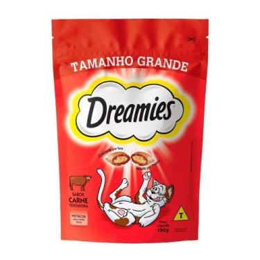 Imagem de Ração Dreamies Snacks Carne 150g - Champ