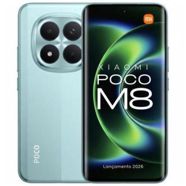 Imagem de Smartphone Xiaomi POCO M8 5G Verde 256GB 8GB RAM Original - Pòco M8 6G