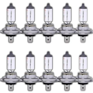 Imagem de Kit 10 Lâmpadas Halógenas Osram H7 55W 12V Kit 10 Unidades Farol Carro