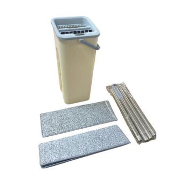 Imagem de Esfregão Tipo Mop Balde Com 02 Refis - Top Rio