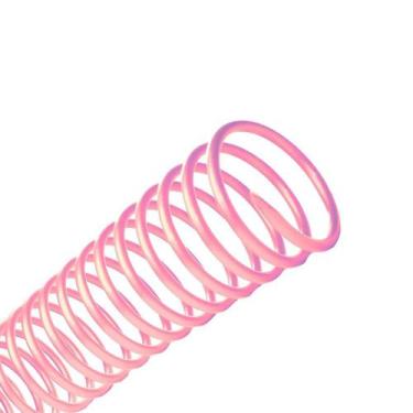 Imagem de Espiral para Encadernação Rosa 20mm 3x1 para 120fls 80un - Marpax