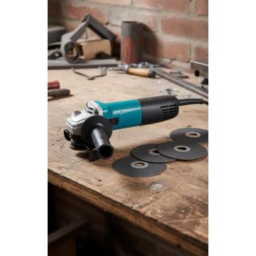 Imagem de Esmerilhadeira 850W 4.1/2" Kit 3 Discos Azul-turquesa - Congratulation