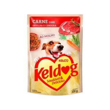 Imagem de Ração para Cães Keldog Carne, Ervilha e Cenoura 100G