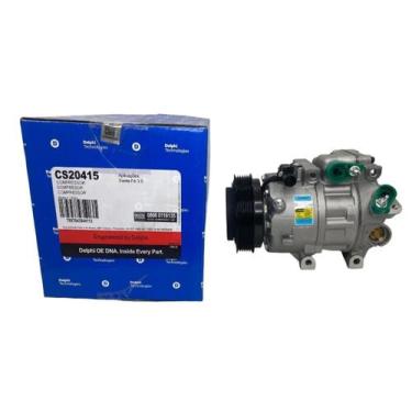 Imagem de Compressor De Ar Hyundai Santa Fé Vera Cruz Original Delphi