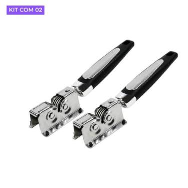 Imagem de Kit com 2 Afiador Amolador de Facas Aço Inox Profissional Tesoura Cani