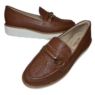 Imagem de Sapato modare mocassim 7400.103 floather avela dourado, 36