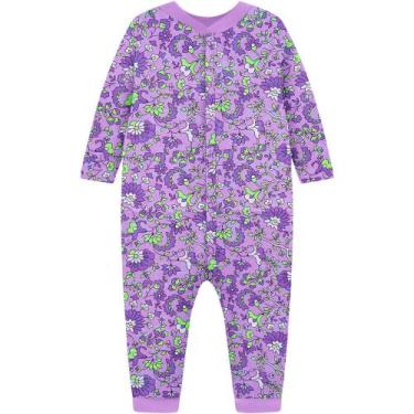 Imagem de Macacão Bebê Feminino Kyly em Malha, Lilás chiffon, G