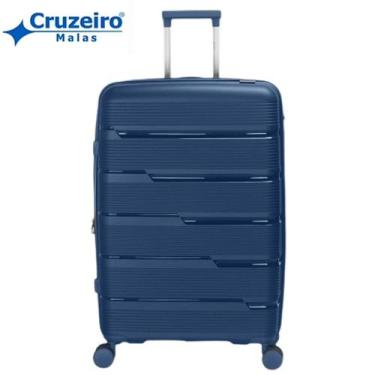 Imagem de Mala de Viagem Média POLIPROPILENO CRUZEIRO capacidade 23kg Expansiva 