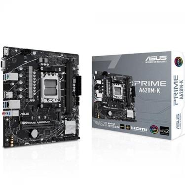 Imagem de Placa Mãe Asus Prime A620M-K Chipset A620 AMD AM5 MATX DDR5