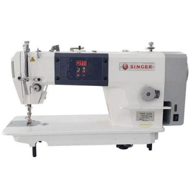 Imagem de Máquina de Costura Industrial Reta Singer 114G-20CEB com Motor Direct 