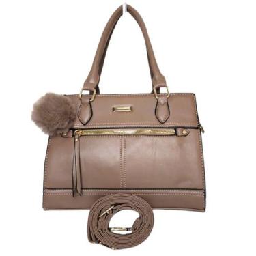 Imagem de Bolsa Média Feminina De Mão E Ombro Com Alça Transversal - DILEX SHOP,