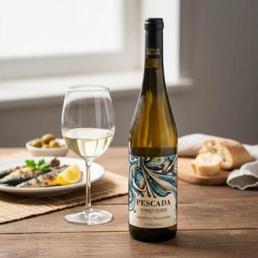 Imagem de Vinho Verde Português Branco Pescada Arinto e Trajadura 750mL