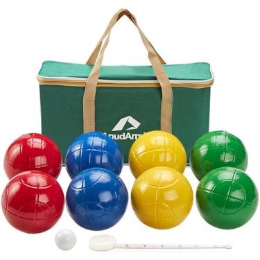 Imagem de Conjunto de bolas de bocha Apudarmis Lightweight 100mm para crianças e