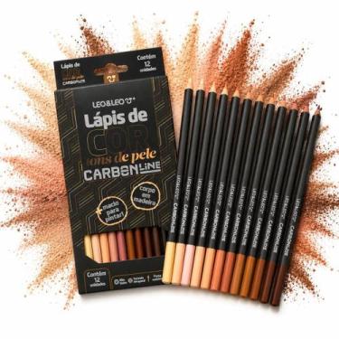 Imagem de Lápis De Cor Leoleo Tons De Pele Para Colorir 12 Cores - Leonora