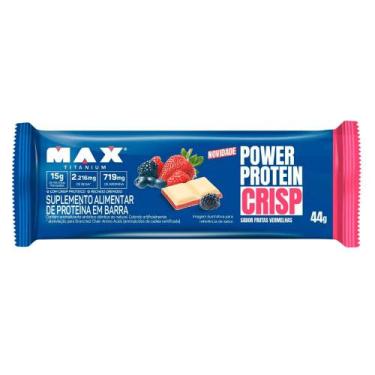 Imagem de Barra de Proteína Power Protein Crisp Max Titanium com 15g de Proteína