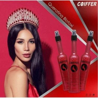 Imagem de kit combo com 3 unidades queratina blotoxi coiffer 300ml