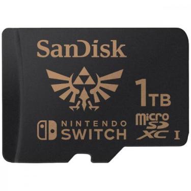 Imagem de Cartão de Memória SanDisk 1TB Nintendo Switch Zelda (Preto), Preto