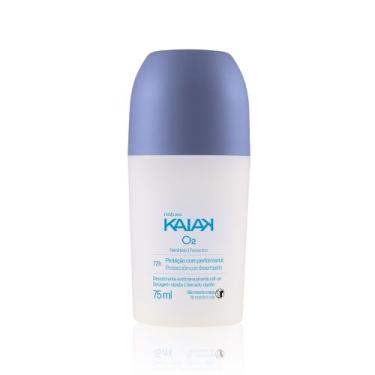 Imagem de Natura Desodorante Roll-on Kaiak O2 Feminino 75ml amadeiradas e musk