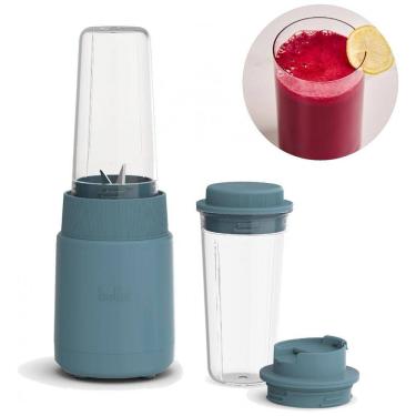 Imagem de BELLA Rocket Blender Boost 6 Peças, Liquidificador Portátil 240W, 2 Copos 400ml, Lâmina 4 Pontas Aço Inox, Design Press Twist - Cor Surf