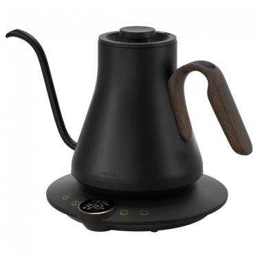 Imagem de Chaleira elétrica Cocinare FLOW B9 Goya Walnut 0,9L bico pescoço de ganso controle de temperatura 1500W 110V