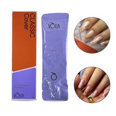 Imagem de Sachê Gel Classic Cover Alongamento de Unha LEDUV 34g Vòlia Manicure U