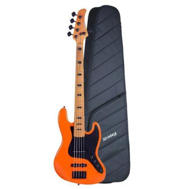 Imagem de Baixo Strinberg JBS155AD Orange Signature Aninha Deleones Ativo 5 Cord