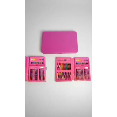 Imagem de Maleta de Pintura Infantil 68 Peças Rosa - Congratulations Store
