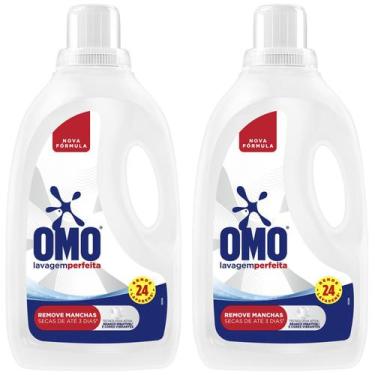 Imagem de Kit Sabão Líquido 5L 2 Unidades Omo - Lavagem Perfeita