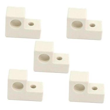 Imagem de Kit Com 5 Suporte Isolador Louça Resistência Forno Elétrico - MORUMBI