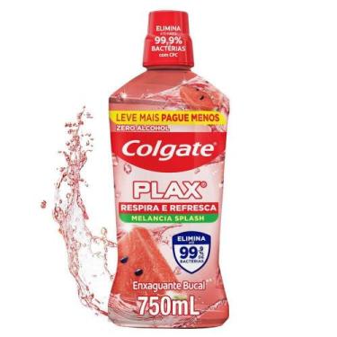 Imagem de Enxaguante Bucal Colgate Plax Melancia Splash Zero Álcool 750ml Leve M