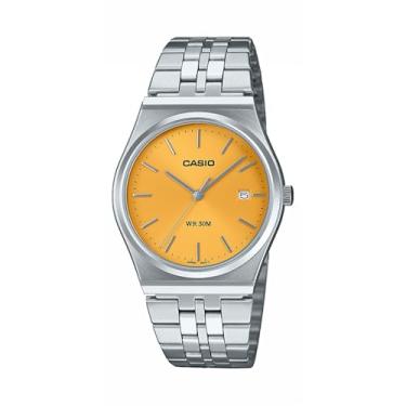 Imagem de CASIO Coleção Casio MTP-B145D-9AVEF Reloj, amarelo, clássico, amarelo, clássico