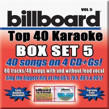 Imagem de Billboard Top 40 Karaoke Box Set Vol. 5 [4 CD+G][40+40-Song Party Pack]